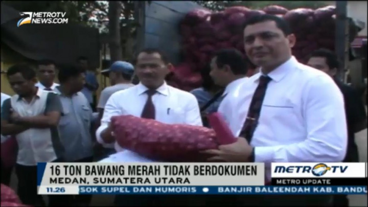 16 Ton Bawang Ilegal Asal India Diamankan