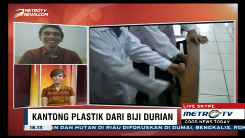 Mahasiswa UGM Ciptakan Bioplastik Ramah Lingkungan dari Biji Durian