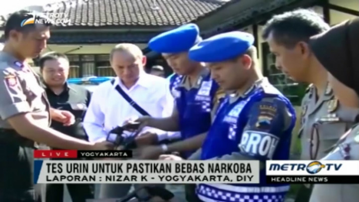 Polres Temanggung Gelar Tes Urine dan Pemeriksaan Senpi