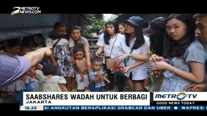 Saabshares Galang Dana untuk Bantu Warga Kurang Mampu