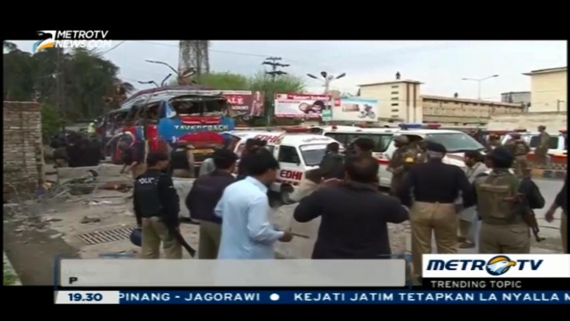 15 Orang Tewas dalam Ledakan Bus di Pakistan