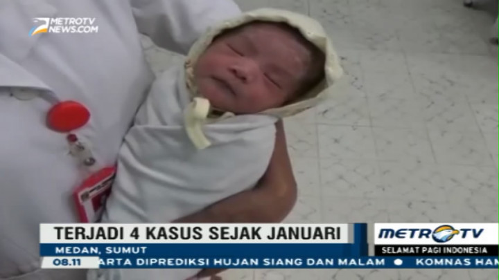 Polisi Kejar Pelaku Penelantaran Bayi di Medan