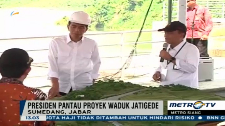 Presiden Pantau Proyek Waduk Jatigede