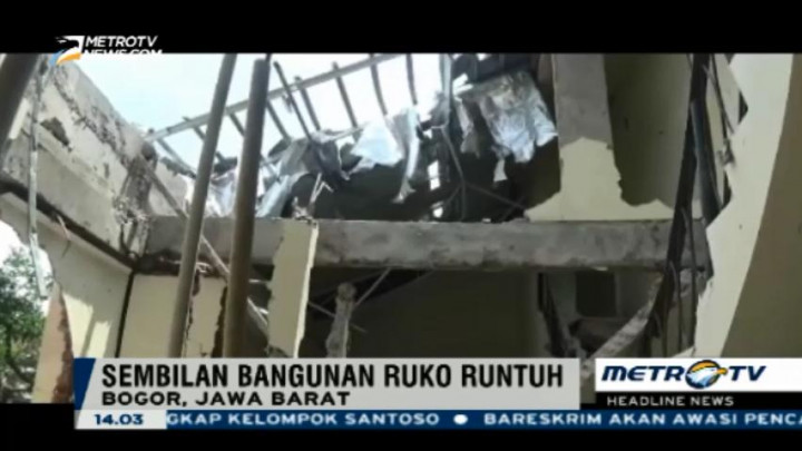 Gudang Gas Elpiji Oplosan di Bogor Meledak, 9 Ruko Hancur