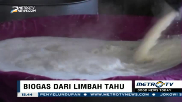 Warga Gunung Kidul Olah Limbah Tahu Jadi Biogas