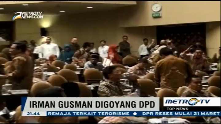 Irman Gusman Tolak Pemangkasan Masa Jabatan, Paripurna Berakhir Ricuh