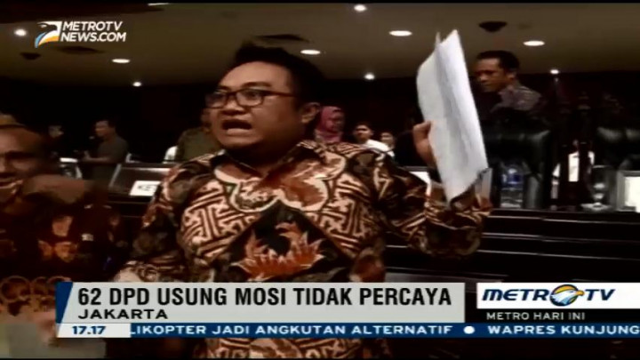 Mosi Tidak Percaya Ancam Posisi Ketua DPD