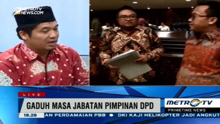 Alasan Pemangkasan Masa Jabatan Pimpinan DPD Dinilai Tak Relevan