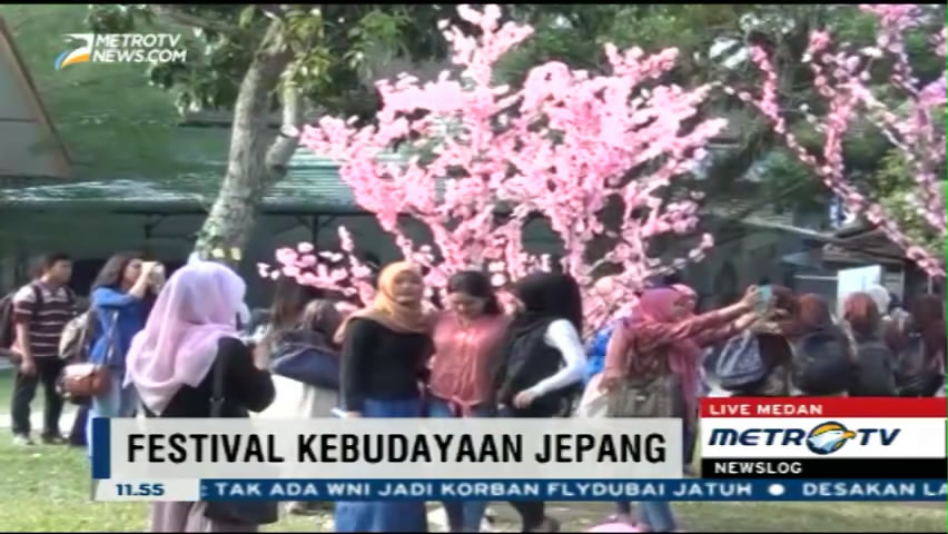Pengunjung Antusias Ikuti Festival Kebudayaan Jepang di USU