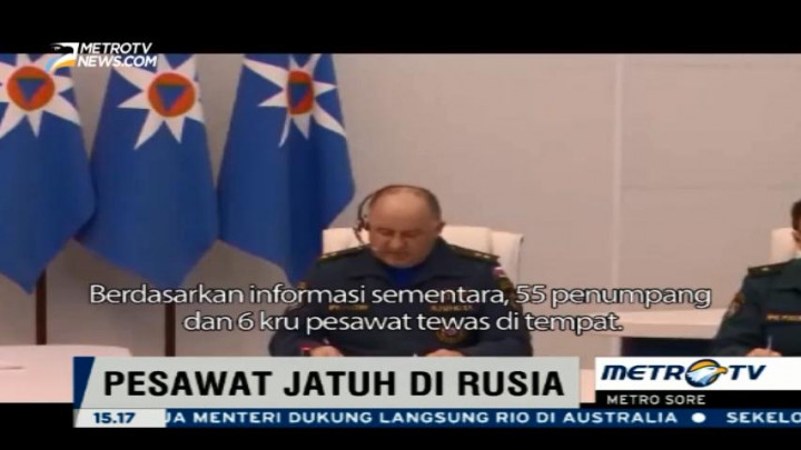 Pesawat FlyDubai Jatuh di Rusia, Tidak Ada Korban Selamat