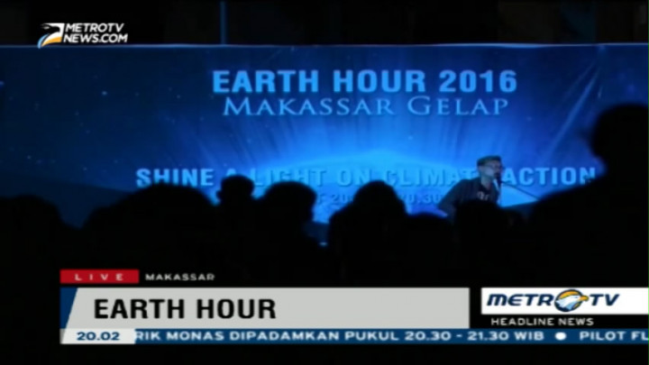 Peringatan Earth Hour Makassar Dipusatkan di Benteng Rotterdam