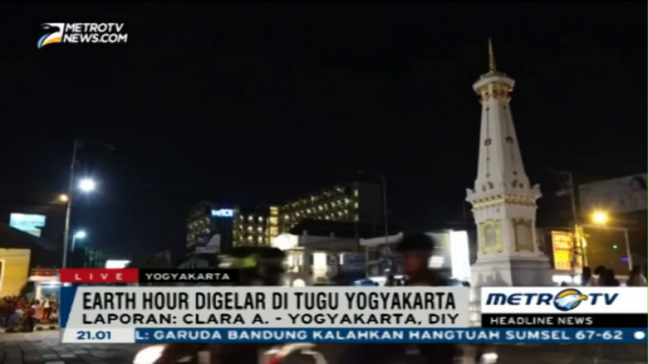 Yogyakarta Sambut Earth Hour