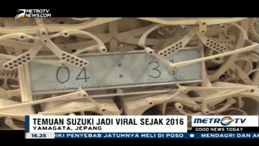 Jam Mekanik dari Kayu