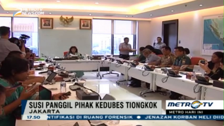 Kisruh Penangkapan Kapal, Menteri Susi Panggil Dubes Tiongkok