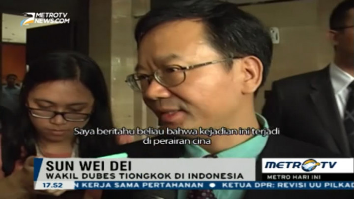 Kedubes Tiongkok Bersikukuh Kapal Coast Guard Tidak Bersalah