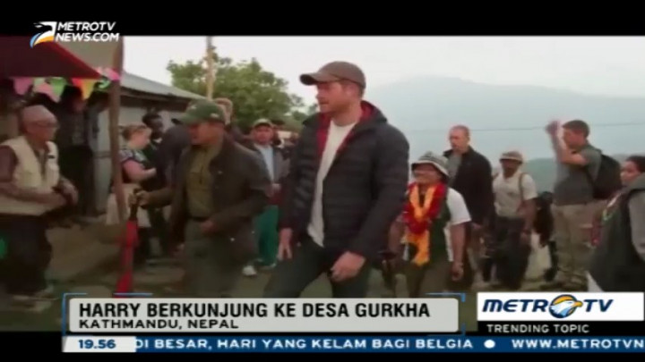 Kunjungi Nepal, Pangeran Harry Menginap di Rumah Tentara Gurkha