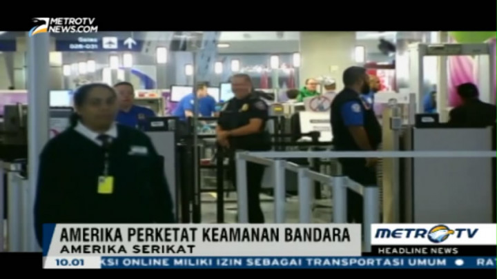 Pihak Keamanan AS Perketat Keamanan Bandara