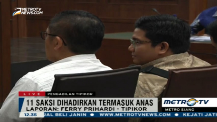 Jadi Saksi, Anas Urbaningrum Ditanya Soal Hubungannya dengan Nazaruddin