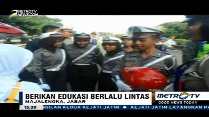 Polisi Cilik Ikut Beraksi dalam Operasi Simpatik di Cimahi dan Majalengka