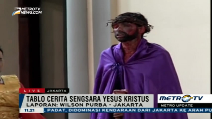 Pementasan Tablo di Gereja Katedral Jakarta