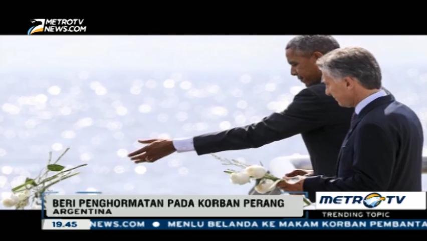 Obama Beri Penghormatan Pada Korban 'Perang Kotor' Argentina