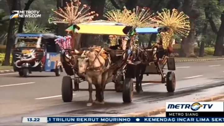 Pemkot DKI Larang Andong Beroperasi di Monas