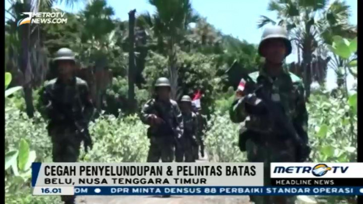TNI Perketat Patroli Wilayah Perbatasan Indonesia-Timor Leste