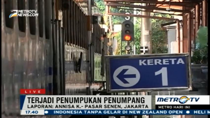Arus Balik Liburan, 14000 Penumpang Tiba di Stasiun Senen