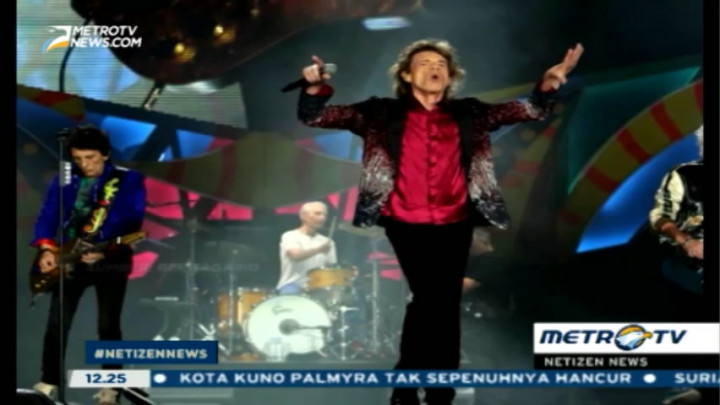 Foto-foto The Rolling Stones Konser di Kuba