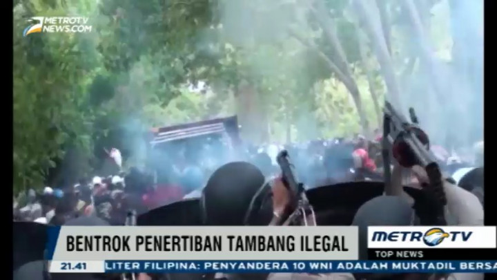 Tolak Penertiban, Penambang Emas Ditembaki Aparat