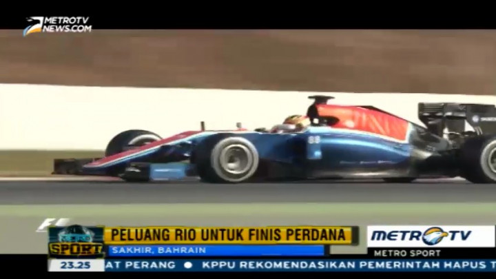 Peluang Rio Haryanto Finish di GP F1 Bahrain