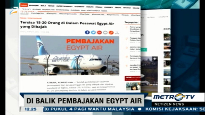 Romantisme di Balik Pembajakan Egypt Air