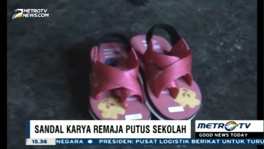 Sandal Karya Remaja Putus Sekolah