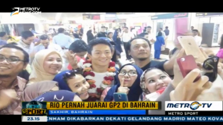 Tiba di Bahrain, Rio Disambut Hangat Penggemar