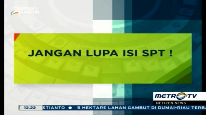 Ditjen Pajak Perpanjang Batas Lapor SPT Online