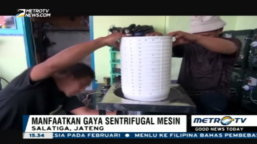 Pria Ini Sulap Mesin Cuci Bekas Jadi Alat Peniris Minyak