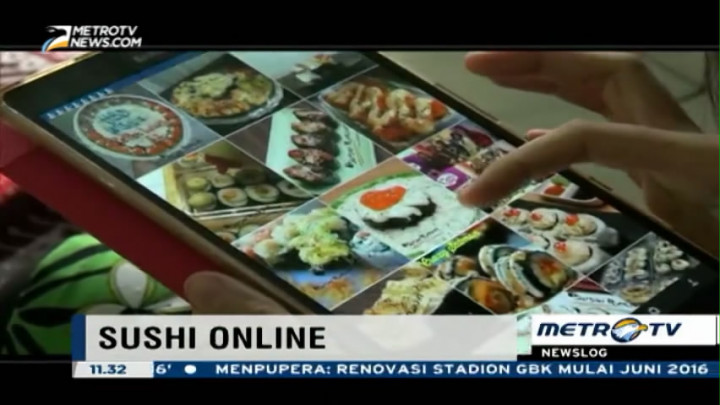 Wah, Kini Sushi Bisa Dipesan via Online