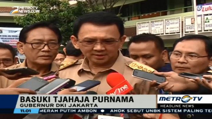 2017, Ahok Targetkan Seluruh Sekolah Laksanakan UNBK