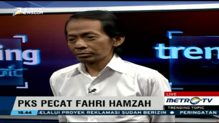 Pemecatan Fahri Hamzah oleh PKS Dinilai Tepat