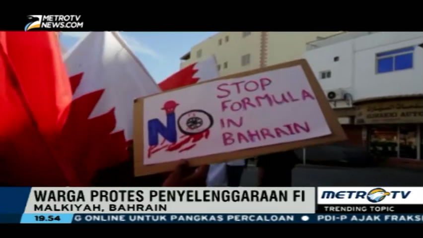 Warga Bahrain Protes Penyelenggaraan F1