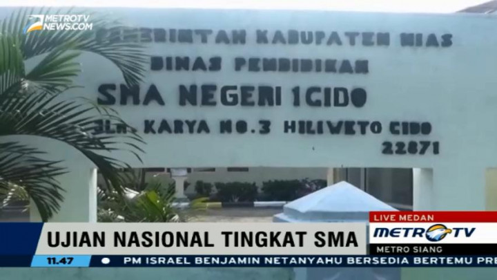 Listrik Padam, UNBK di Nias Gunakan Genset