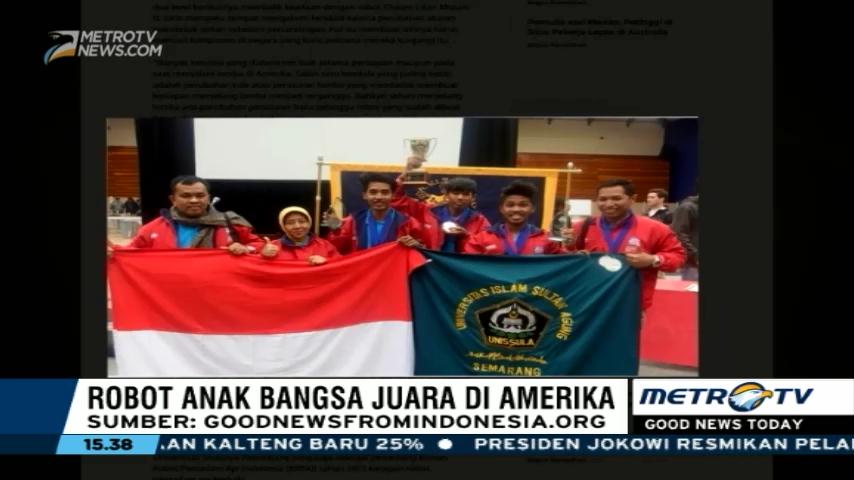 Tim Robotik Unissula Juara di Amerika