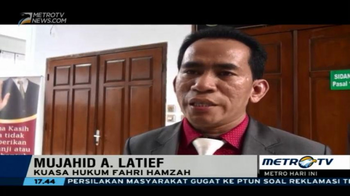 Fahri Hamzah Gugat PKS di PN Jaksel