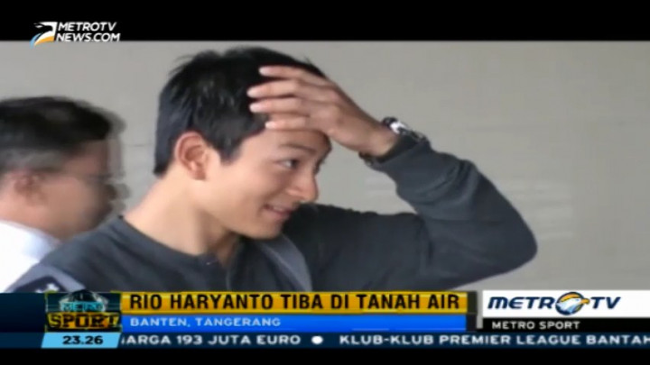 Rio Haryanto Tiba di Tanah Air