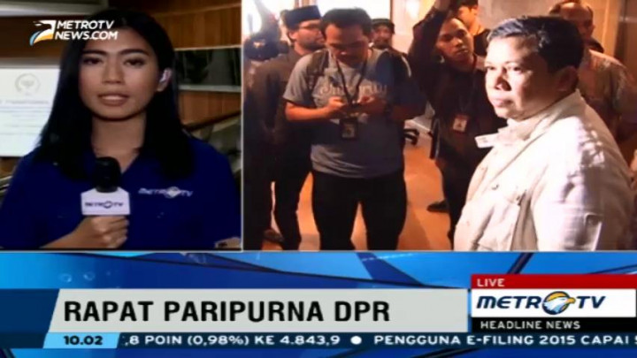 Rapat Paripurna DPR Tidak akan Bahas Pemecatan Fahri Hamzah