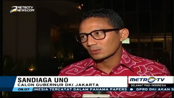 Tanggapan Sandiaga Uno Soal Namanya di Panama Papers
