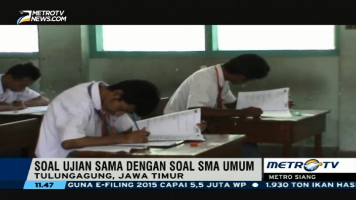 Siswa SLB Kesulitan Pahami Soal UN