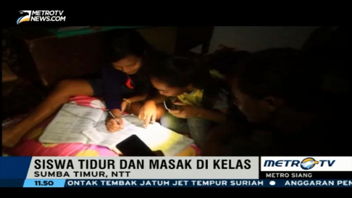 Demi UN, Siswa di Sumba Timur Menginap di Sekolah