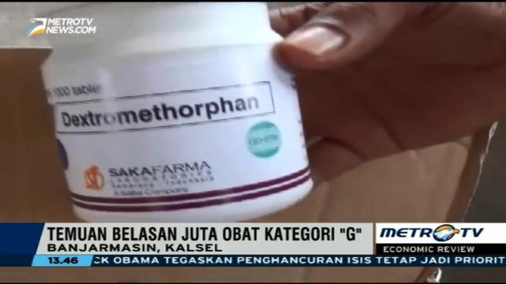 11 Juta Butir Obat Berbahaya Ditemukan di Banjarmasin