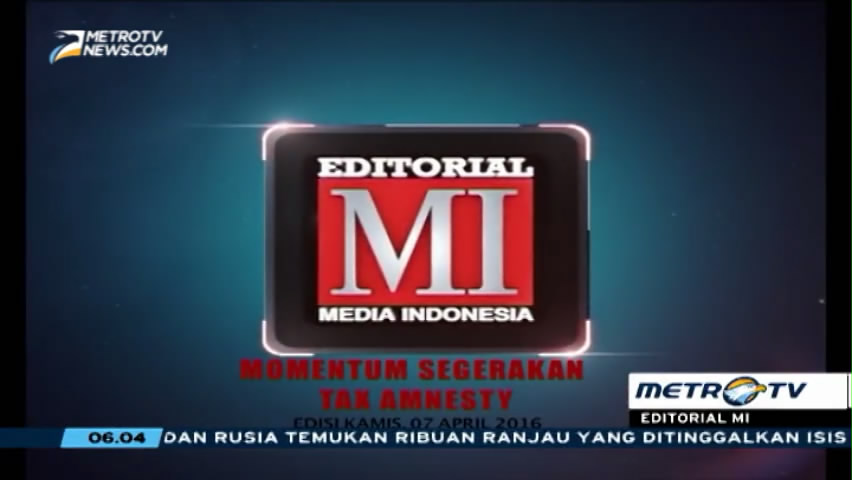 Momentum Segerakan Tax Amnesty